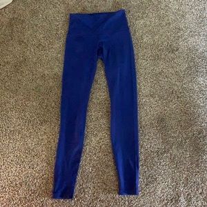 royal blue lululemon leggings